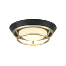 LED Flush Mount<br /><span style="color:#4AB0CE;">Entrega: 4-10 dias en USA</span><br /><span style="color:#4AB0CE;font-size:60%;">PREGUNTE POR ENTREGA EN PANAMA</span><br />Collection: Beam Me Up!<br />Finish: Coal And Satin Brass