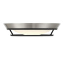 LED Flush Mount<br /><span style="color:#4AB0CE;">Entrega: 4-10 dias en USA</span><br /><span style="color:#4AB0CE;font-size:60%;">PREGUNTE POR ENTREGA EN PANAMA</span><br />Collection: Beam Me Up!<br />Finish: Brushed Nickel and Coal Highlights