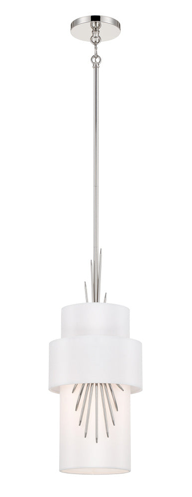 George Kovacs - P5391-613 - One Light Mini Pendant - Gramercy by Robin Baron - Polished Nickel
