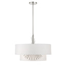 Three Light Pendant<br /><span style="color:#4AB0CE;">Entrega: 4-10 dias en USA</span><br /><span style="color:#4AB0CE;font-size:60%;">PREGUNTE POR ENTREGA EN PANAMA</span><br />Collection: Gramercy by Robin Baron<br />Finish: Polished Nickel