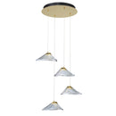 LED Pendant<br /><span style="color:#4AB0CE;">Entrega: 4-10 dias en USA</span><br /><span style="color:#4AB0CE;font-size:60%;">PREGUNTE POR ENTREGA EN PANAMA</span><br />Collection: Sneer<br />Finish: Coal And Sun Gold