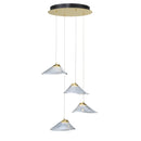 LED Pendant<br /><span style="color:#4AB0CE;">Entrega: 4-10 dias en USA</span><br /><span style="color:#4AB0CE;font-size:60%;">PREGUNTE POR ENTREGA EN PANAMA</span><br />Collection: Sneer<br />Finish: Coal And Sun Gold