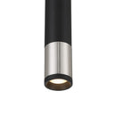 George Kovacs - P5409-691-L - LED Mini Pendant - Wand - Brushed Nickel and Coal Highlights