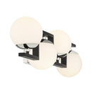 George Kovacs - P5424-572 - Four Light Bath - Alluria ll - Polished Nickel And Coal