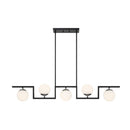 Five Light Island Pendant<br /><span style="color:#4AB0CE;">Entrega: 4-10 dias en USA</span><br /><span style="color:#4AB0CE;font-size:60%;">PREGUNTE POR ENTREGA EN PANAMA</span><br />Collection: Alluria ll<br />Finish: Polished Nickel And Coal