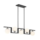 Five Light Island Pendant<br /><span style="color:#4AB0CE;">Entrega: 4-10 dias en USA</span><br /><span style="color:#4AB0CE;font-size:60%;">PREGUNTE POR ENTREGA EN PANAMA</span><br />Collection: Alluria ll<br />Finish: Polished Nickel And Coal