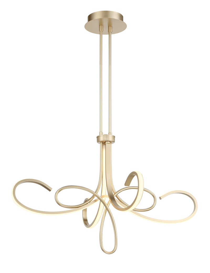 George Kovacs - P5436-697-L - LED Chandelier - Astor - Soft Gold