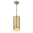 One Light Mini Pendant<br /><span style="color:#4AB0CE;">Entrega: 17-18 semanas en USA</span><br /><span style="color:#4AB0CE;font-size:60%;">PREGUNTE POR ENTREGA EN PANAMA</span><br />Collection: Grid<br />Finish: Soft Brass