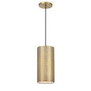 One Light Mini Pendant<br /><span style="color:#4AB0CE;">Entrega: 17-18 semanas en USA</span><br /><span style="color:#4AB0CE;font-size:60%;">PREGUNTE POR ENTREGA EN PANAMA</span><br />Collection: Grid<br />Finish: Soft Brass