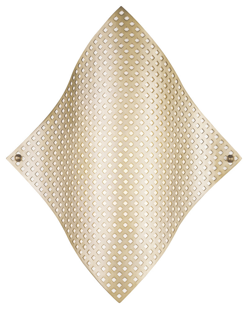 George Kovacs - P5770-695 - One Light Wall Sconce - Grid - Soft Brass