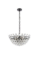 Elegant Lighting - 1104D20BK - Five Light Pendant - Emilia - Black