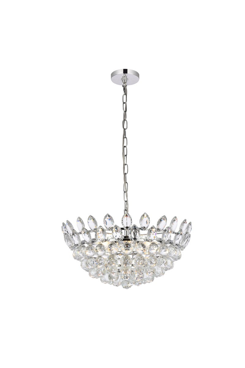 Elegant Lighting - 1104D20C - Five Light Pendant - Emilia - Chrome