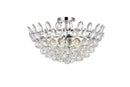 Elegant Lighting - 1105F20C - Five Light Flush Mount - Emilia - Chrome