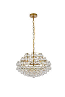 Elegant Lighting - 1106D20BR - Five Light Pendant - Savannah - Brass
