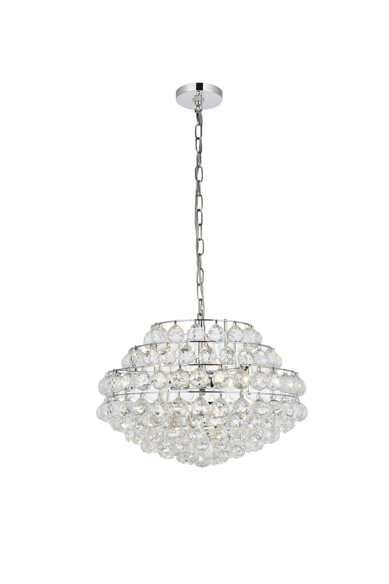 Elegant Lighting - 1106D20C - Five Light Pendant - Savannah - Chrome