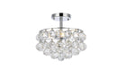 Elegant Lighting - 1107F12C - Three Light Flush Mount - Savannah - Chrome