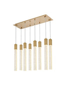 Elegant Lighting - 2066D36SG - Eight Light Pendant - Weston - Satin Gold