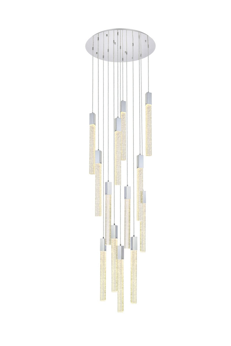 Elegant Lighting - 2067G30C - 13 Light Pendant - Weston - Chrome