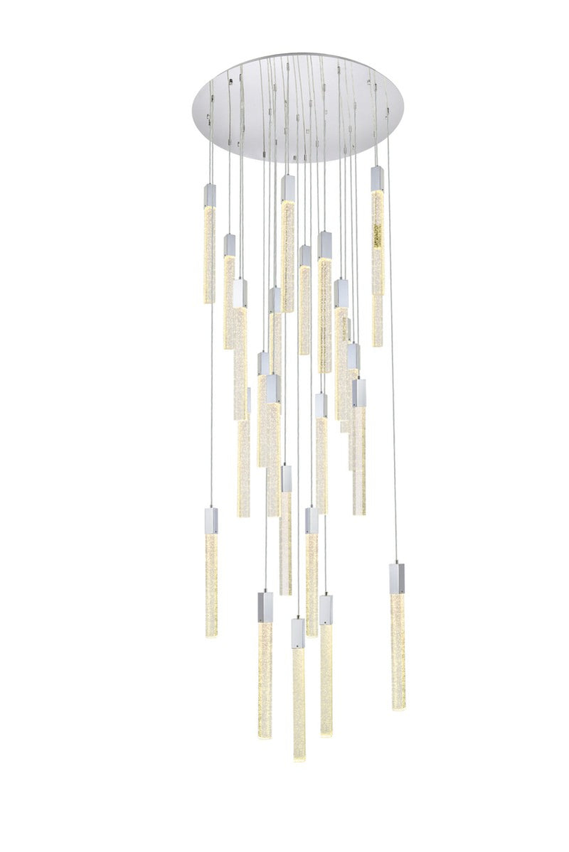 Elegant Lighting - 2067G42C - 25 Light Pendant - Weston - Chrome