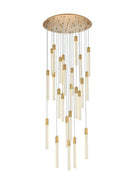 Elegant Lighting - 2067G42SG - 25 Light Pendant - Weston - Satin Gold