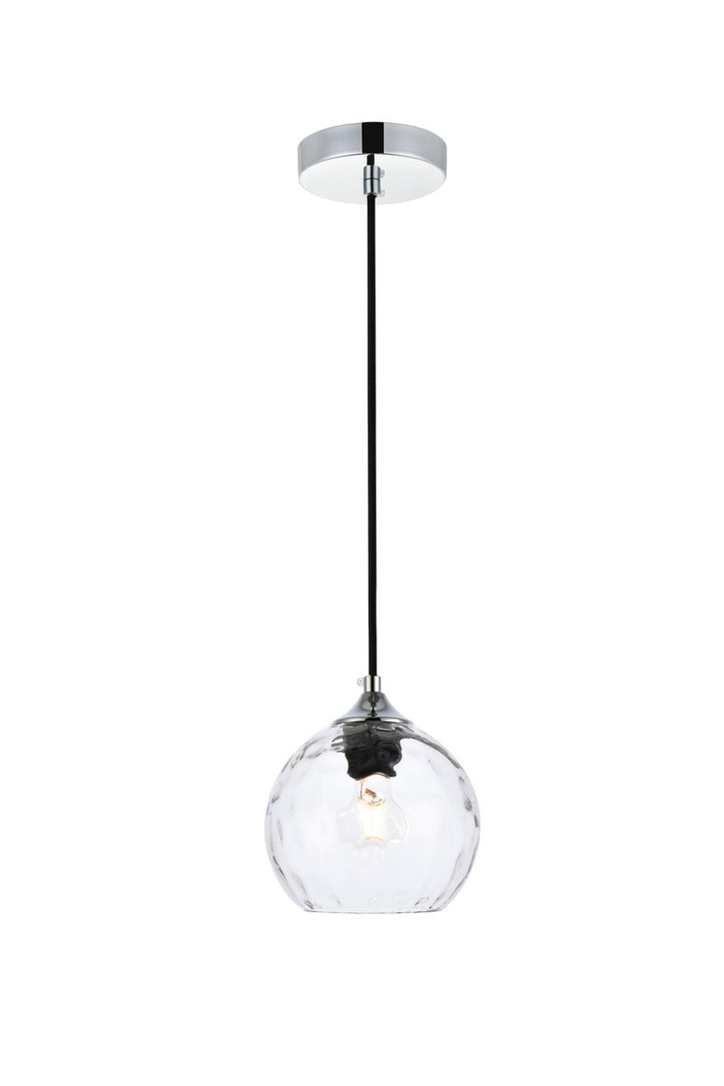 Elegant Lighting - LD2280C - One Light Pendant - Cashel - Chrome