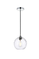 Elegant Lighting - LD2281C - One Light Pendant - Cashel - Chrome