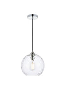 Elegant Lighting - LD2282C - One Light Pendant - Cashel - Chrome