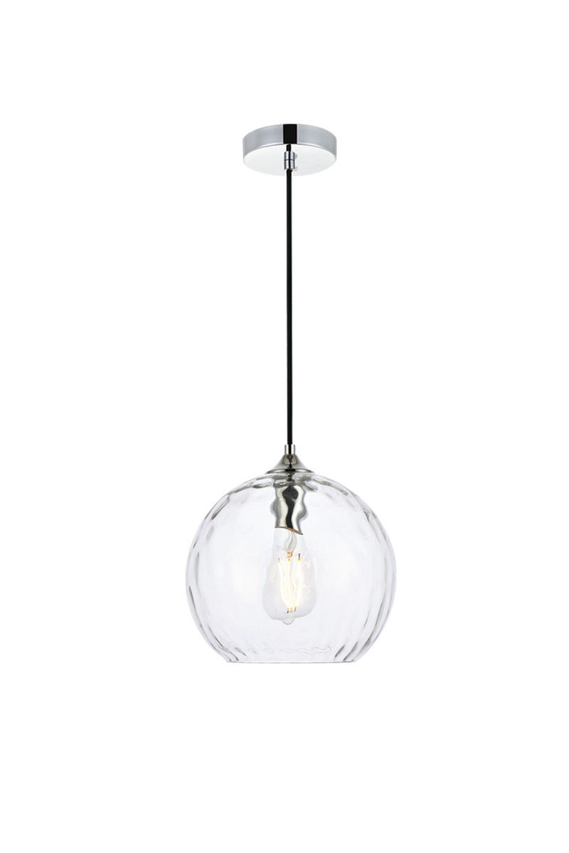 Elegant Lighting - LD2282C - One Light Pendant - Cashel - Chrome