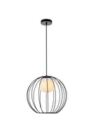 Elegant Lighting - LD2345BK - One Light Pendant - Wetzel - Black