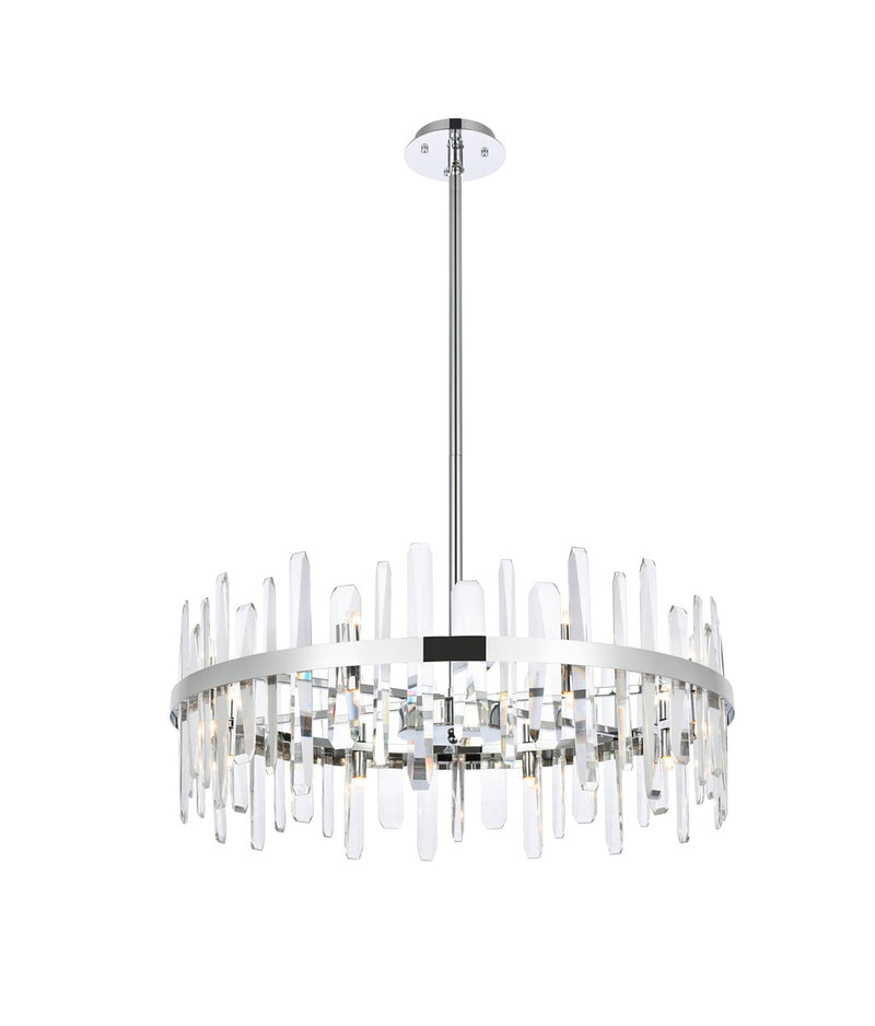 Elegant Lighting - 2200D32C - 16 Light Chandelier - Serena - Chrome