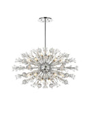 Elegant Lighting - 2500D36C - 24 Light Pendant - Vera - Chrome