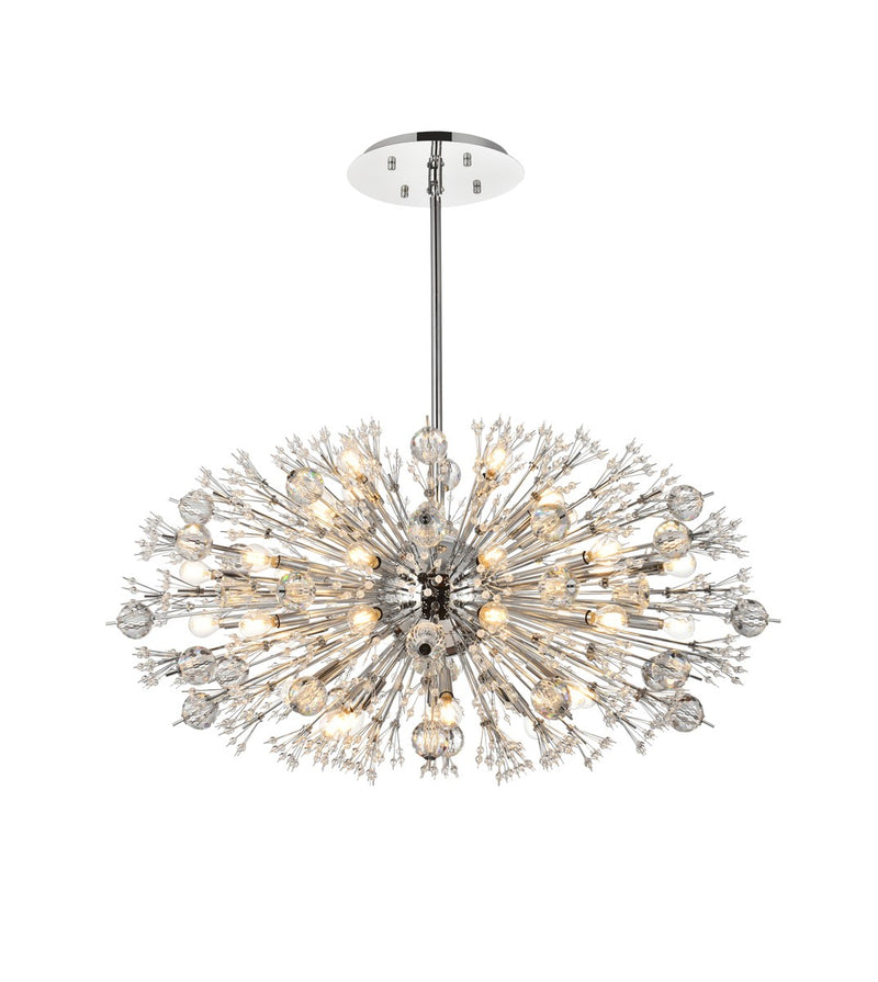 Elegant Lighting - 2500D42C - 38 Light Pendant - Vera - Chrome