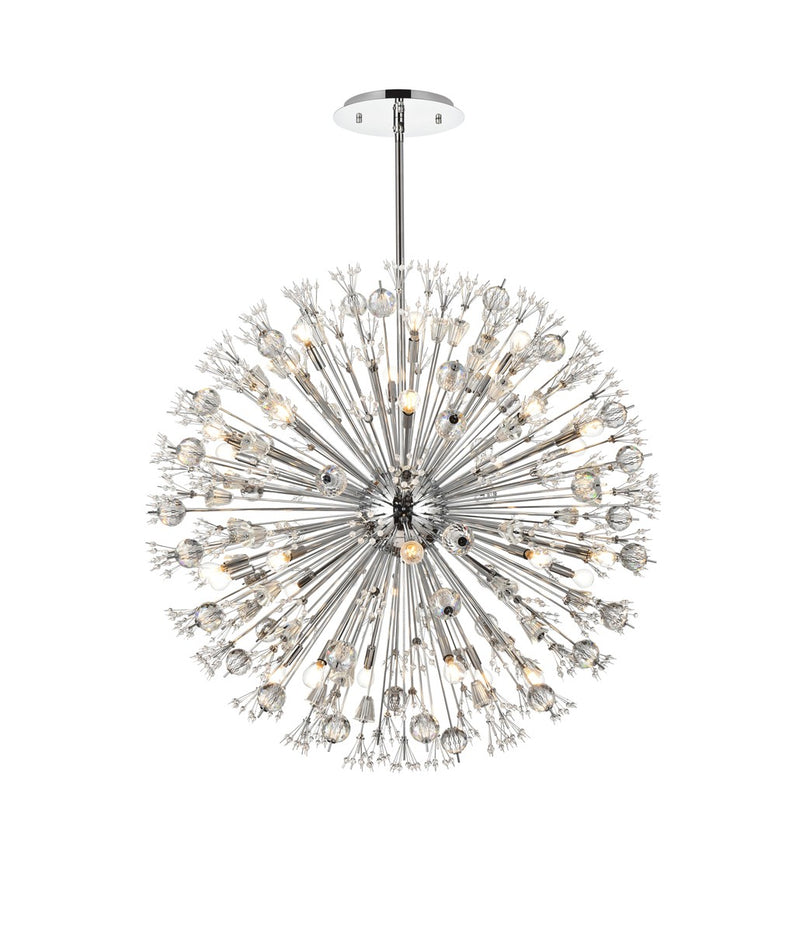 Elegant Lighting - 2500D44C - 32 Light Pendant - Vera - Chrome