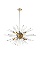 Elegant Lighting - 2502D32SG - Ten Light Pendant - Sienna - Gold