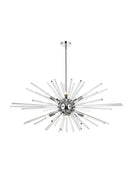 Elegant Lighting - 2502D46C - Ten Light Pendant - Sienna - Chrome