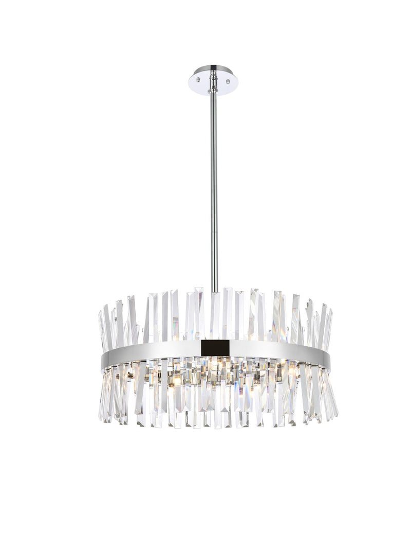 Elegant Lighting - 6200D25C - 14 Light Pendant - Serephina - Chrome