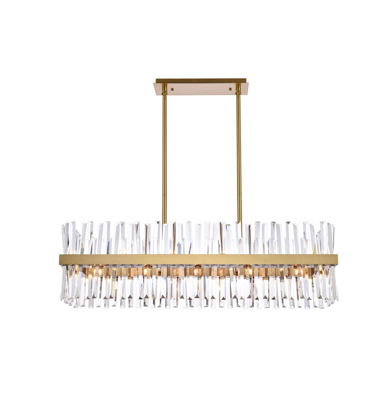 Elegant Lighting - 6200G42SG - 24 Light Chandelier - Serephina - Satin Gold