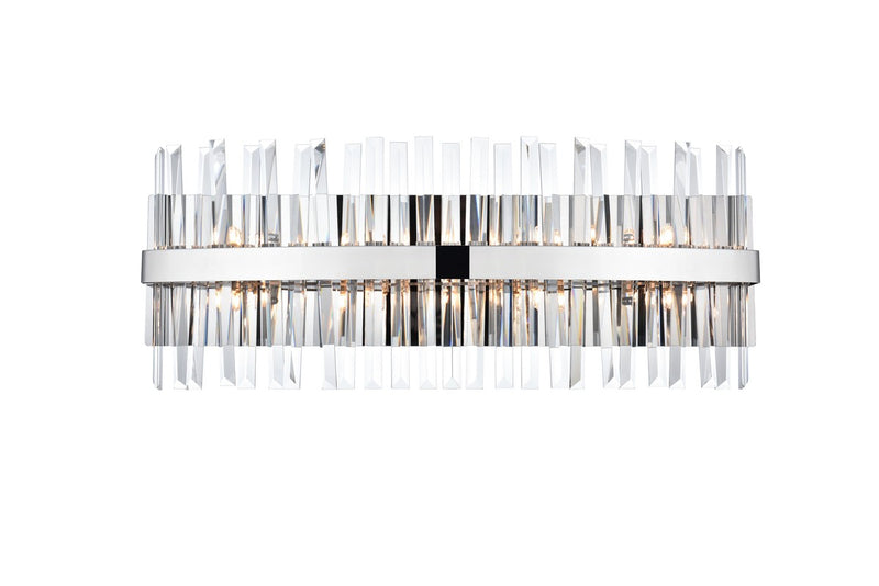 Elegant Lighting - 6200W30C - Eight Light Bath Sconce - Serephina - Chrome