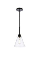 Elegant Lighting - LD2501BK - One Light Pendant - Mera - Black