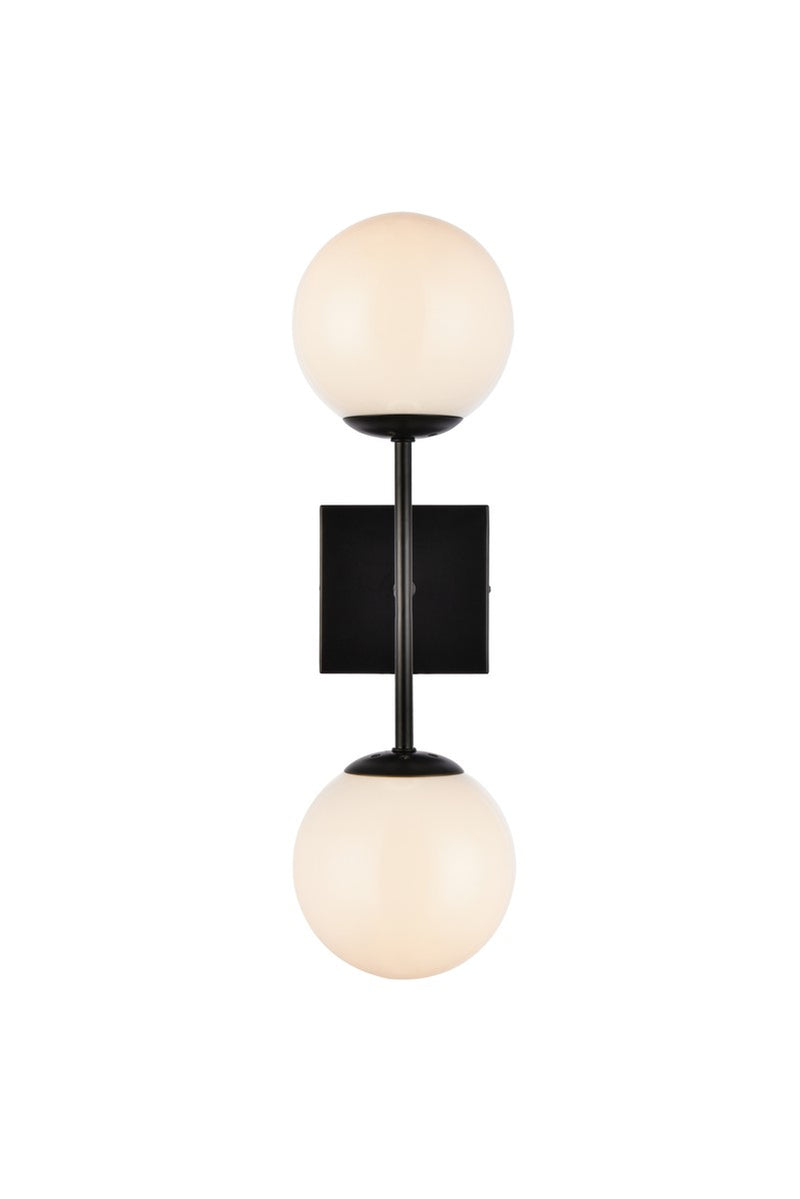 Elegant Lighting - LD2358BK - Two Light Wall Sconce - Neri - Black