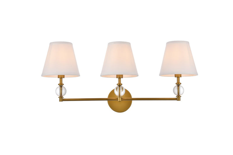 Elegant Lighting - LD7023W24BR - Three Light Bath - Bethany - Brass