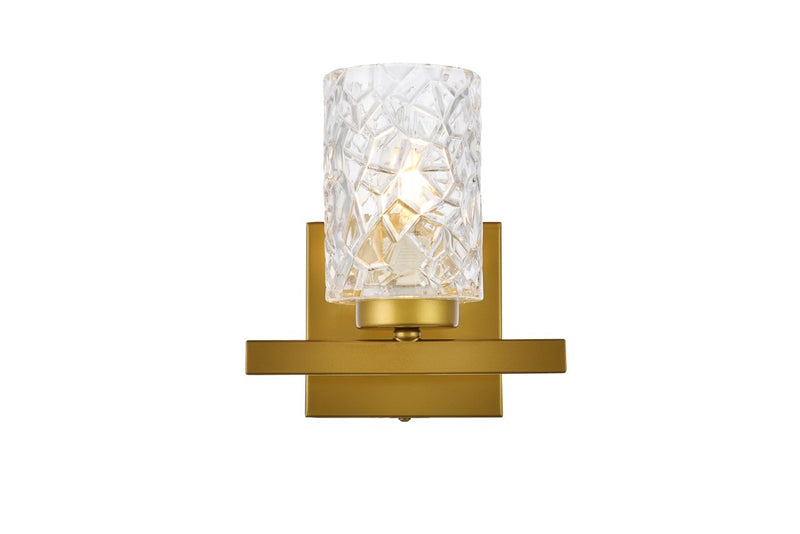 Elegant Lighting - LD7025W7BR - One Light Bath - Cassie - Brass