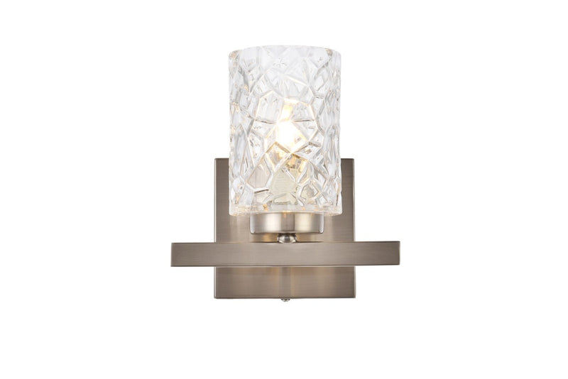 Elegant Lighting - LD7025W7SN - One Light Bath - Cassie - Satin Nickel