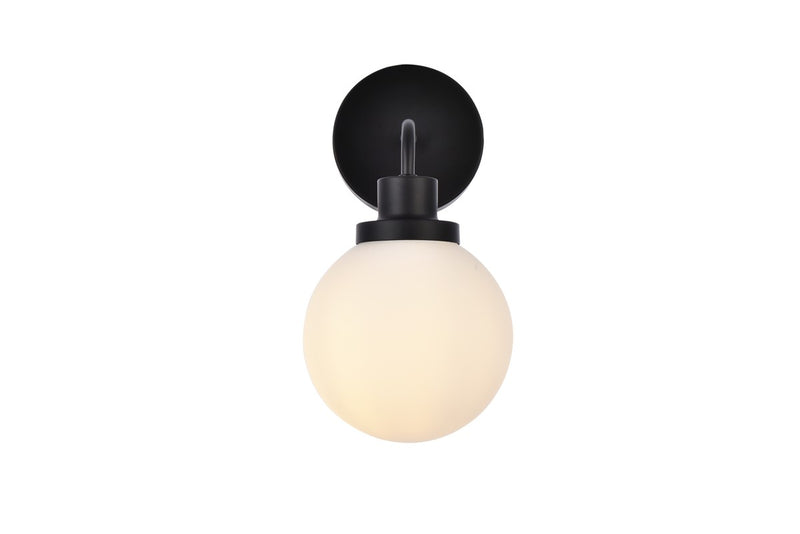 Elegant Lighting - LD7030W8BK - One Light Bath - Hanson - Black