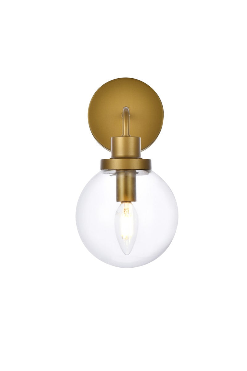 Elegant Lighting - LD7031W8BR - One Light Bath - Hanson - Brass