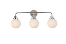 Elegant Lighting - LD7034W28PN - Three Light Bath - Hanson - Polished Nickel