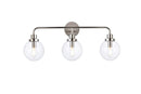 Elegant Lighting - LD7035W28PN - Three Light Bath - Hanson - Polished Nickel