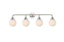 Elegant Lighting - LD7036W38PN - Four Light Bath - Hanson - Polished Nickel