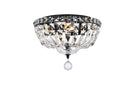 Elegant Lighting - V2528F12BK/RC - Four Light Flush Mount - Tranquil - Black