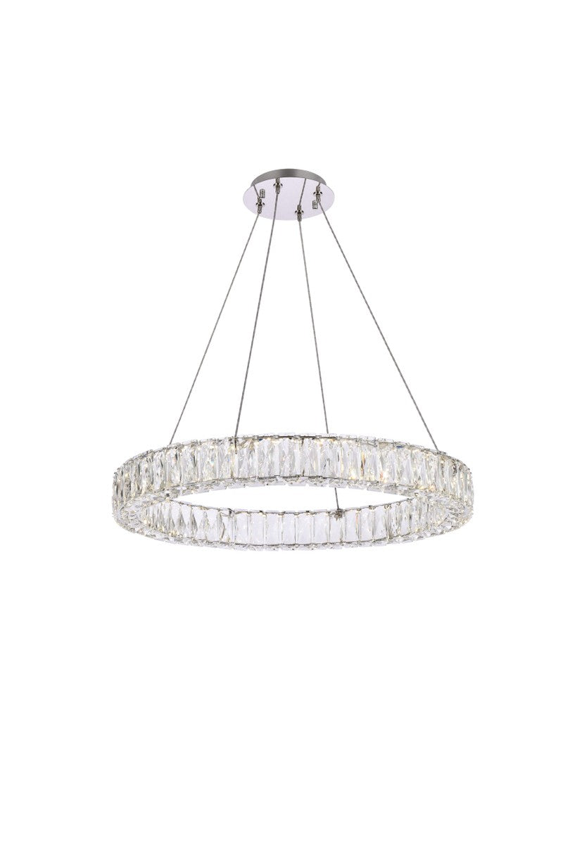 Elegant Lighting - 3503D26C - LED Pendant - Monroe - Chrome